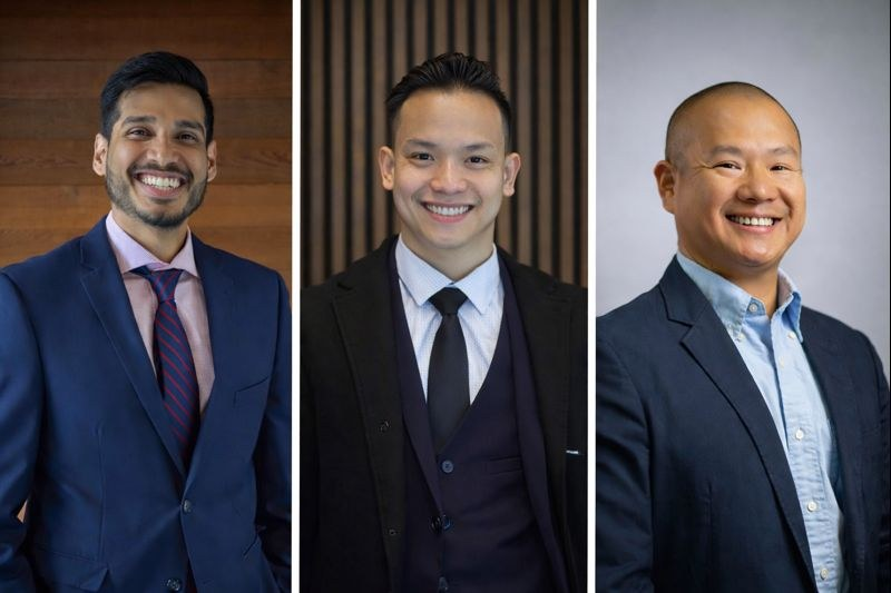 Sohan Pereira, Jayden Vo và Leo Nguyen của Pivot Homes Group